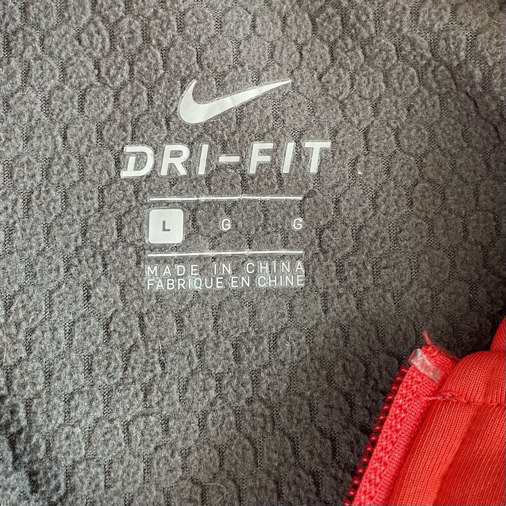 Nike Dri-Fit Therma Sphere Mens Jacket Full Zip Training Red Size Large - Picture 9 of 13